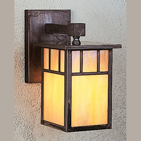 Arroyo - HB-4LWDTGW-MB - One Light Wall Mount - Huntington - Mission Brown