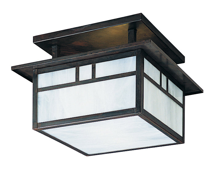 Arroyo - HCM-12DTWO-BZ - Two Light Flush Mount - Huntington - Bronze