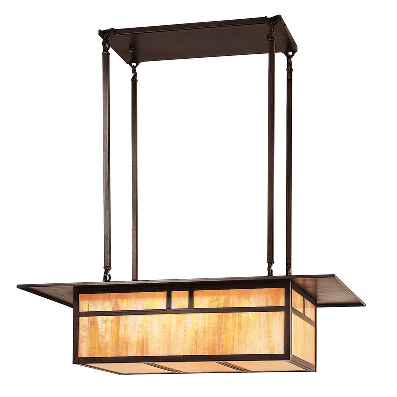 Arroyo - HCM-27DTGW-BZ - Four Light Pendant - Huntington - Bronze
