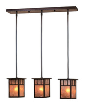 Arroyo - HICH-4L/3DTAM-BZ - Three Light Pendant - Huntington - Bronze