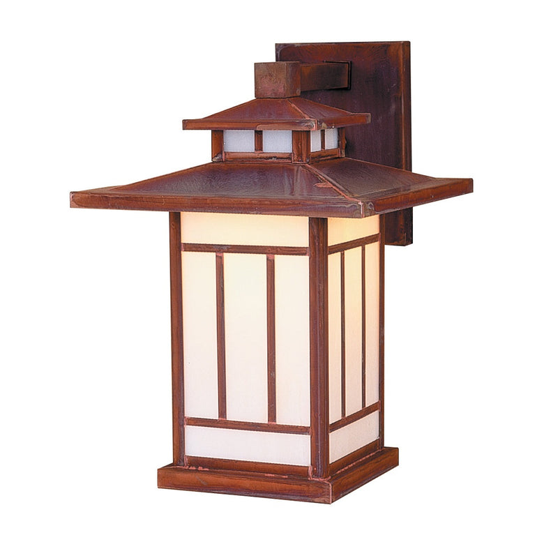 Arroyo - KB-9WO-RC - One Light Wall Mount - Kennebec - Raw Copper
