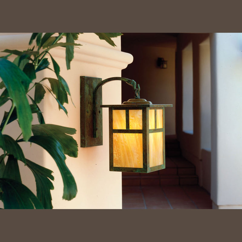 Arroyo - MB-6TGW-VP - One Light Wall Mount - Mission - Verdigris Patina