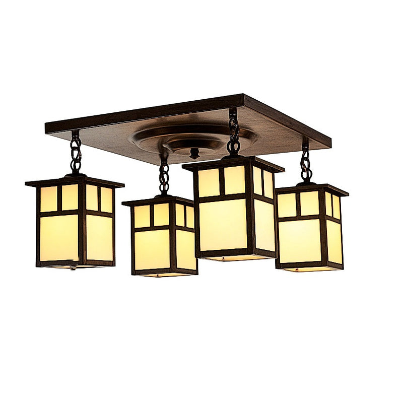 Arroyo - MCM-5/4TCR-BZ - Four Light Ceiling Mount - Mission - Bronze