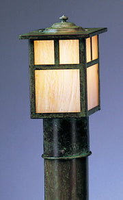 Arroyo - MP-5TGW-VP - One Light Outdoor Post Lamp - Mission - Verdigris Patina