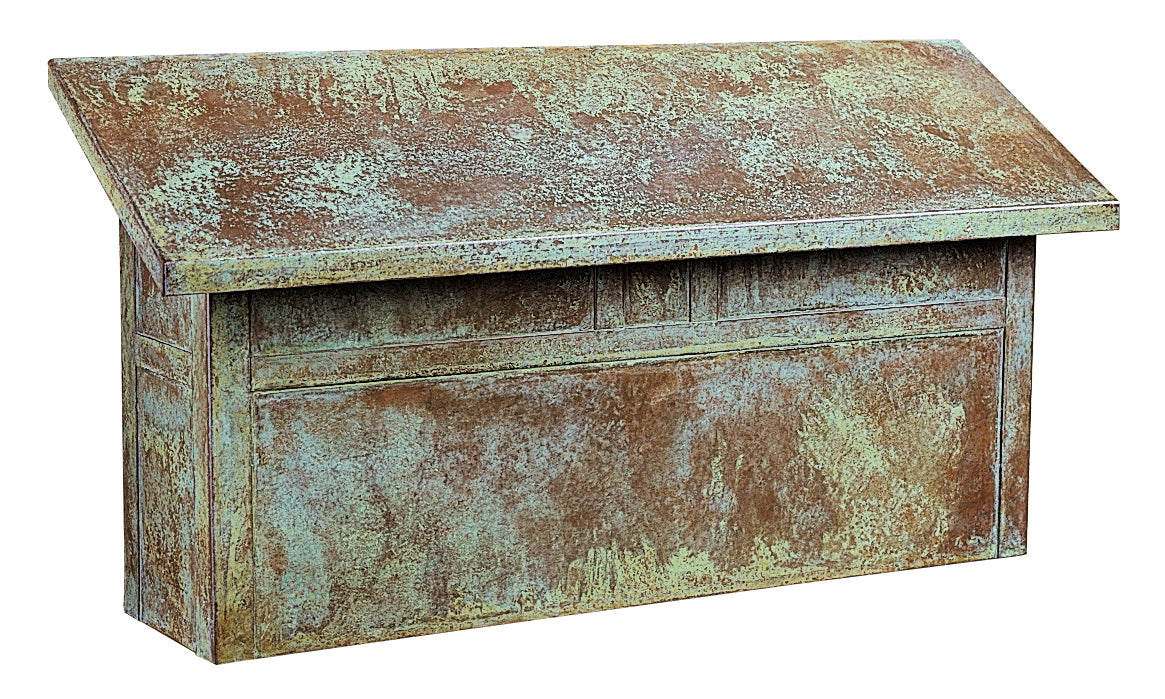 Arroyo - MMBL-VP - Mail Box Horizontal - Mission - Verdigris Patina