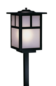 Arroyo - MSP-7TF-BK - One Light PostOne Light Post Sold Separately - Not Included. - Mission - Satin Black