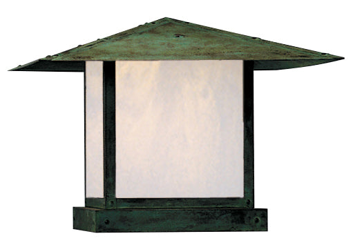 Arroyo - MC-20EWO-VP - One Light olumn Mount - Monterey - Verdigris Patina