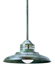 Arroyo - NSH-17CS-VP - One Light Pendant - Newport - Verdigris Patina
