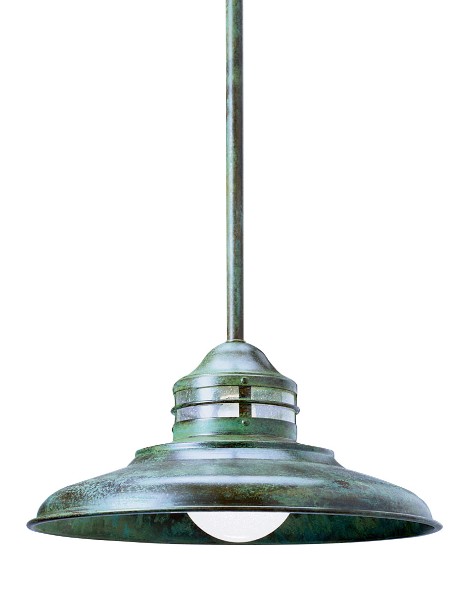 Arroyo - NSH-17CS-VP - One Light Pendant - Newport - Verdigris Patina