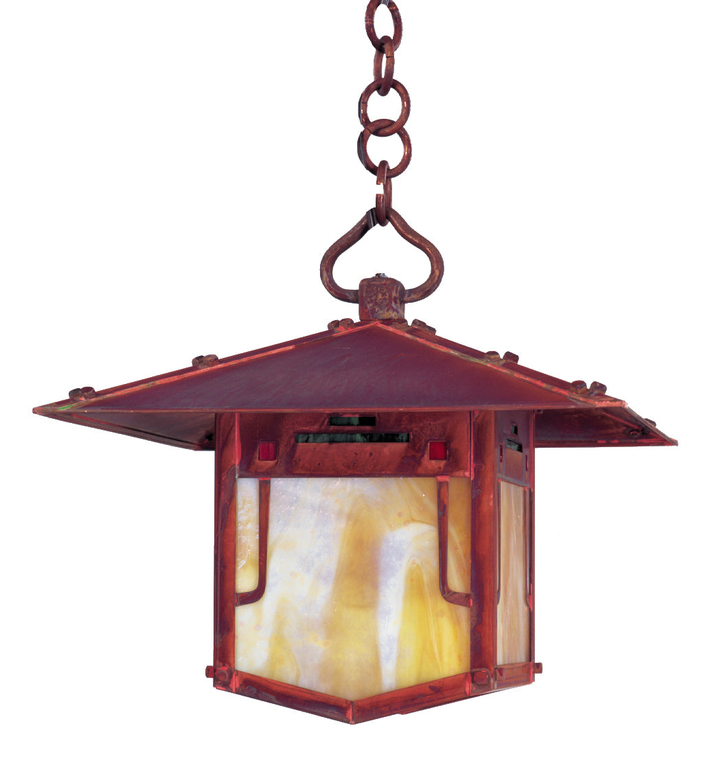 Arroyo - PDH-12GRC-RC - One Light Pendant - Pagoda - Raw Copper