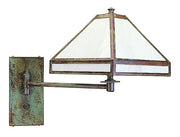 Arroyo - PSA-1EWO-VP - One Light Wall Mount Swing Arm - Pasadena - Verdigris Patina