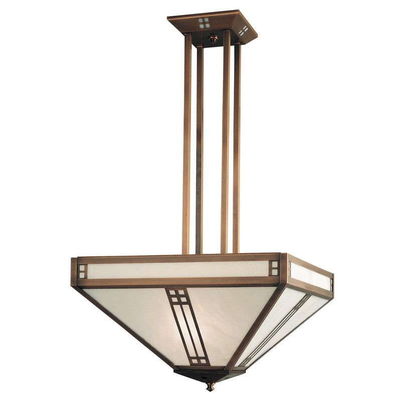 Arroyo - PCH-18WO-AC - Four Light Pendant - Prairie - Antique Copper