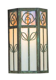 Arroyo - SCW-12GWC-VP - One Light Wall Mount - Saint Clair - Verdigris Patina