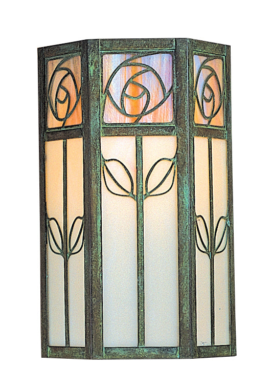 Arroyo - SCW-12GWC-VP - One Light Wall Mount - Saint Clair - Verdigris Patina