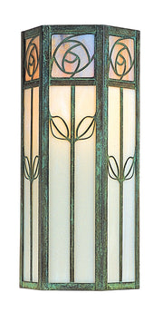 Arroyo - SCW-16GWC-VP - One Light Wall Mount - Saint Clair - Verdigris Patina