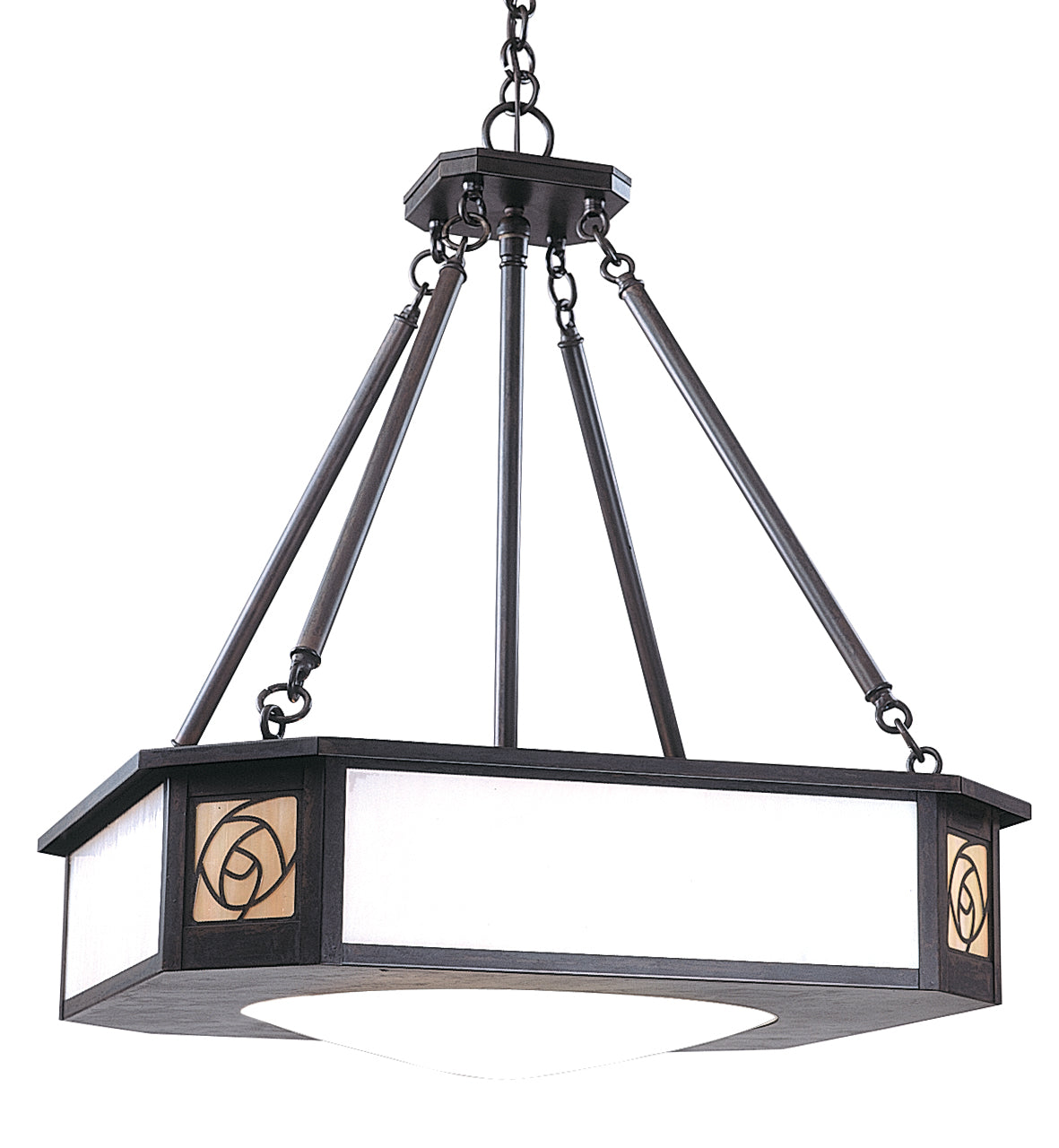 Arroyo - SCCH-21GWC-BZ - Four Light Pendant - Saint Clair - Bronze