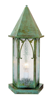 Arroyo - SGC-10RM-VP - One Light olumn Mount - Saint George - Verdigris Patina
