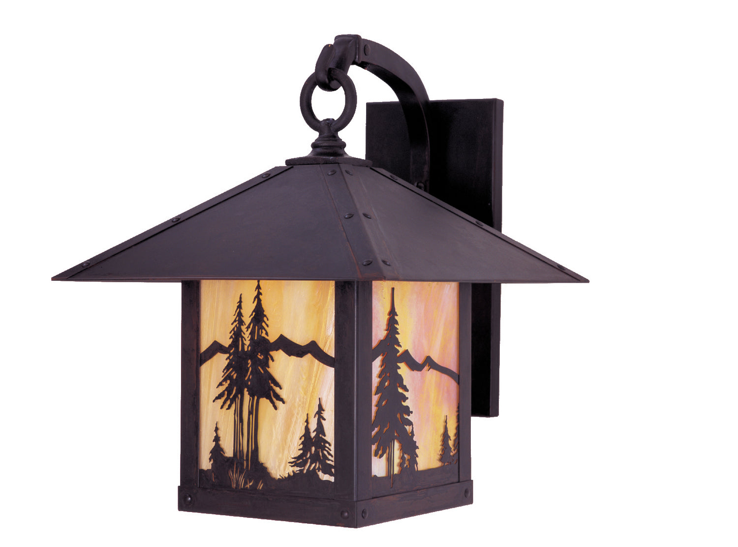 Arroyo - TRB-12MNGW-BZ - One Light Wall Bracket - Timber Ridge - Bronze