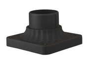 Craftmade - Z200-TB - Post Adapter Base - Post Adapter Cast - Textured Black