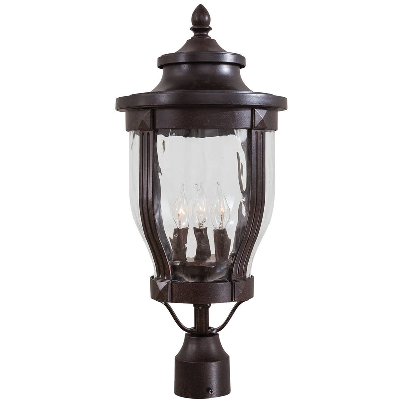 Minka-Lavery - 8765-166 - Three Light Post Mount - Merrimack - Corona Bronze