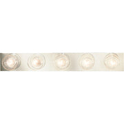 Progress Lighting - P3335-15 - Five Light Bath Bracket - Broadway-Deluxe - Polished Chrome