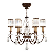 Fine Art Handcrafted Lighting - 595440ST - Six Light Chandelier - Eaton Place - Bronze