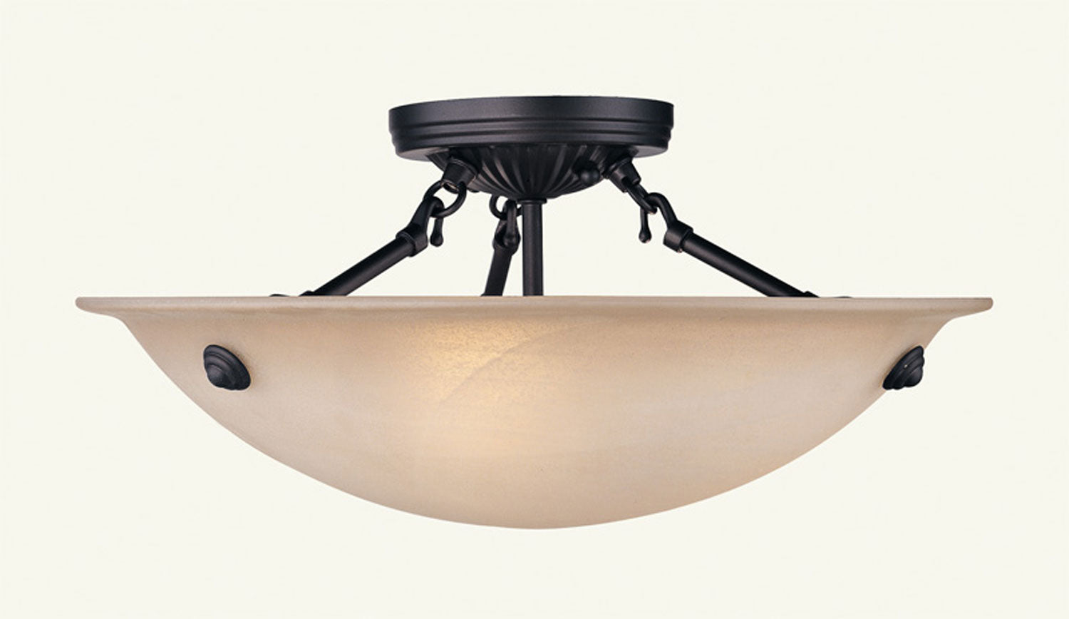 Livex Lighting - 5625-07 - Three Light Ceiling Mount - Oasis - Bronze