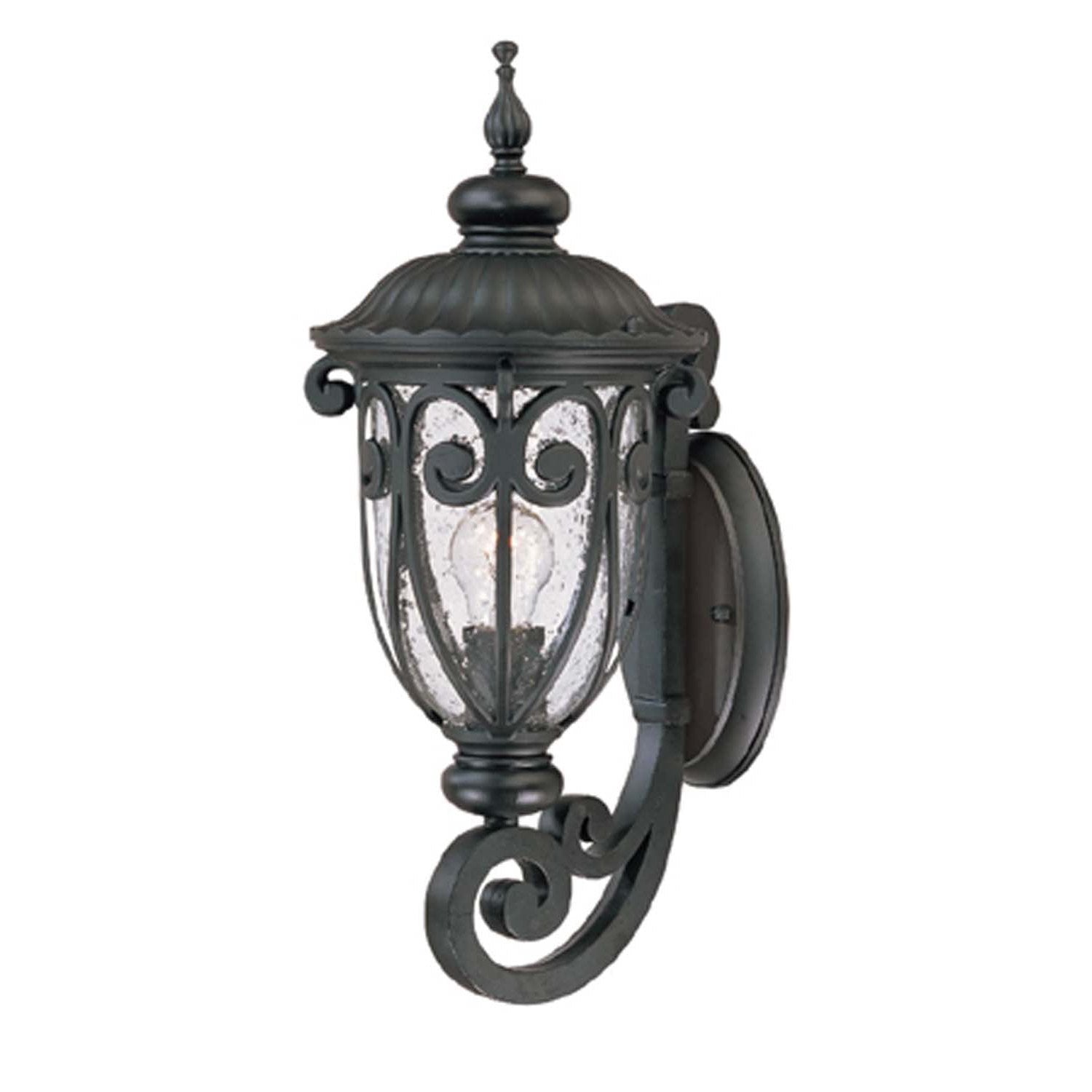 Acclaim Lighting - 2101BK - One Light Wall Sconce - Naples - Matte Black