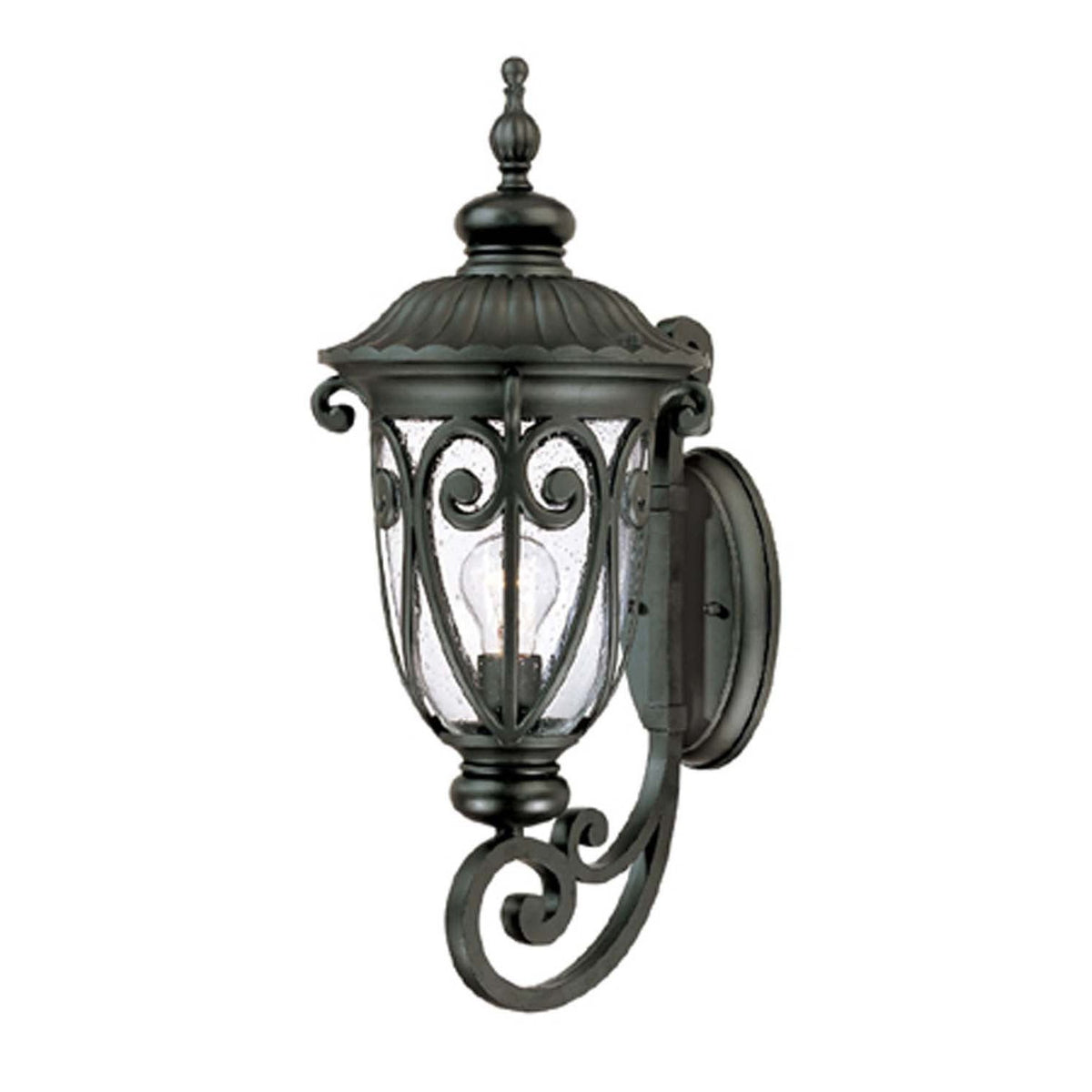 Acclaim Lighting - 2111BK - One Light Wall Sconce - Naples - Matte Black