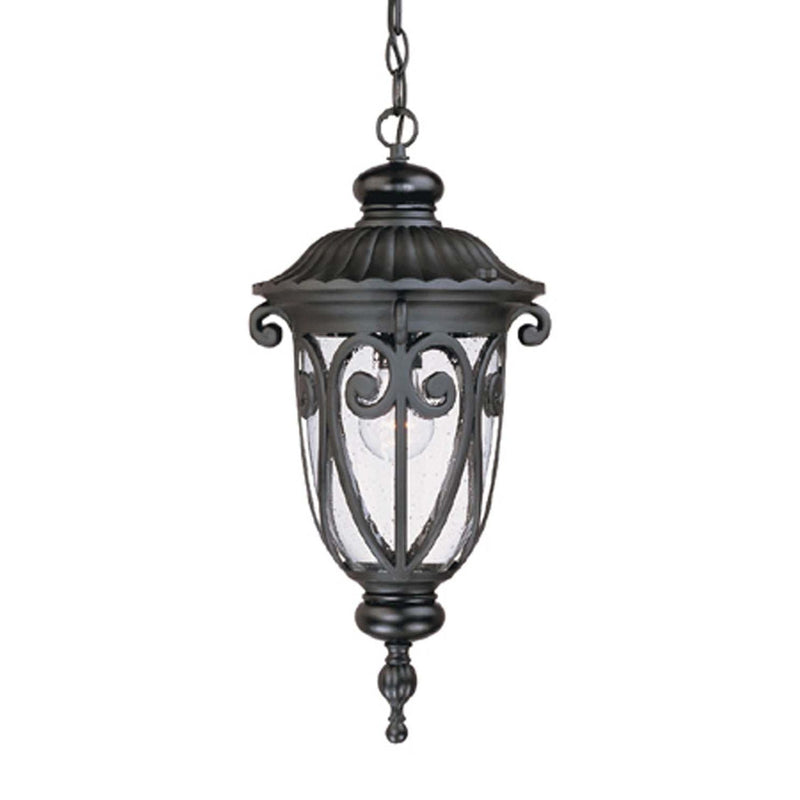 Acclaim Lighting - 2116BK - One Light Hanging Lantern - Naples - Matte Black