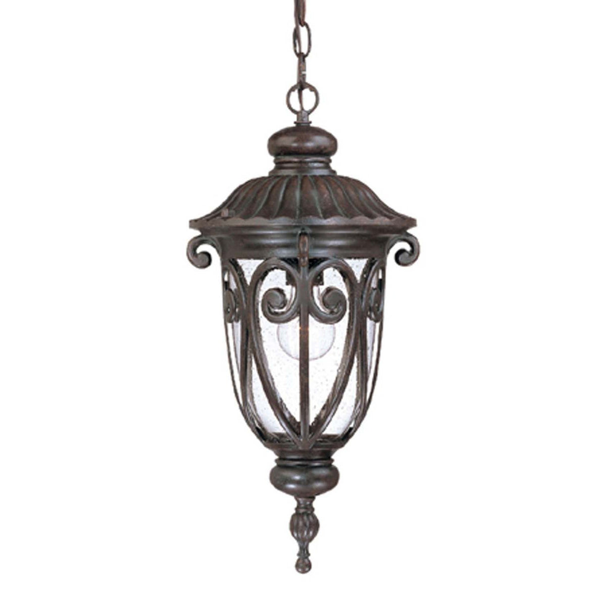 Acclaim Lighting - 2116MM - One Light Hanging Lantern - Naples - Marbleized Mahogany