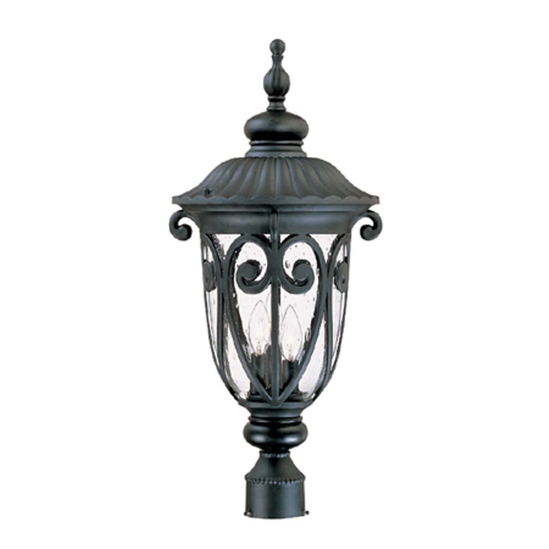 Acclaim Lighting - 2127BK - Three Light Post Mount - Naples - Matte Black