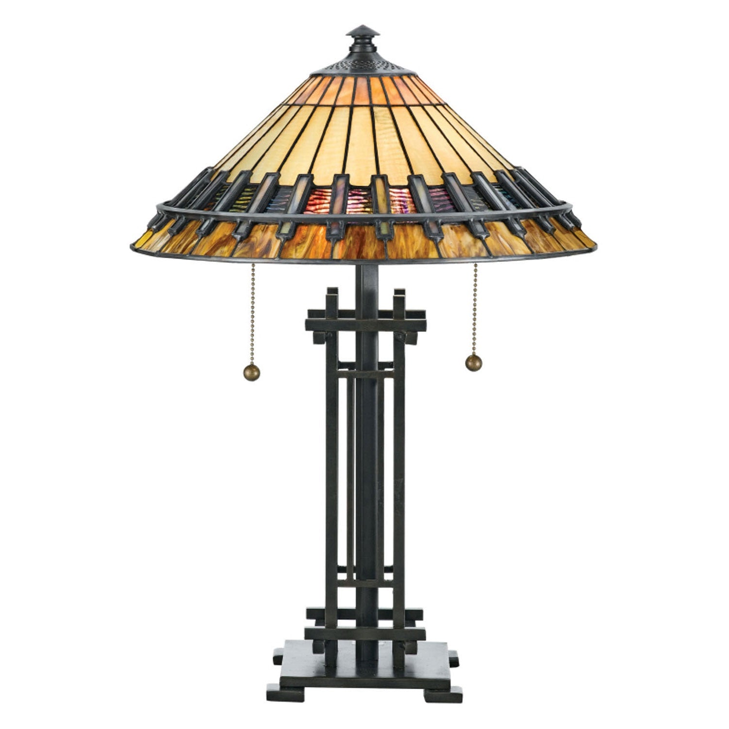 Quoizel - TF489T - Two Light Table Lamp - Chastain - Bronze Patina