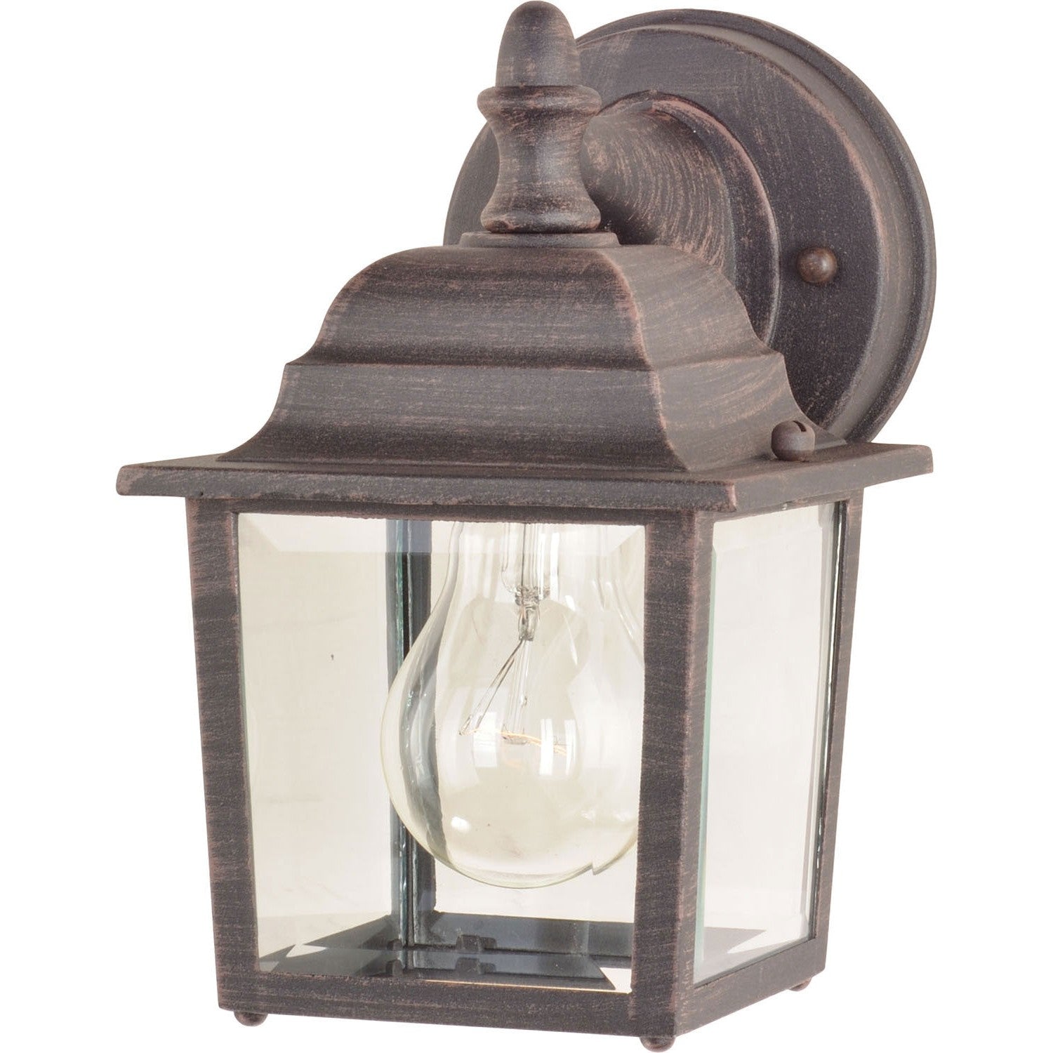 Maxim - 1025RP - One Light Outdoor Wall Lantern - Builder Cast - Rust Patina