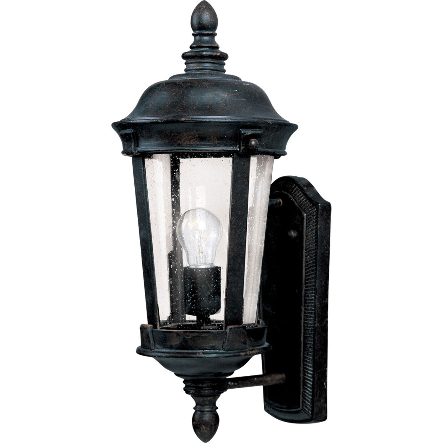 Maxim - 3020CDBZ - One Light Outdoor Wall Lantern - Dover DC - Bronze