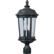 Maxim - 3021CDBZ - Three Light Outdoor Pole/Post Lantern - Dover DC - Bronze