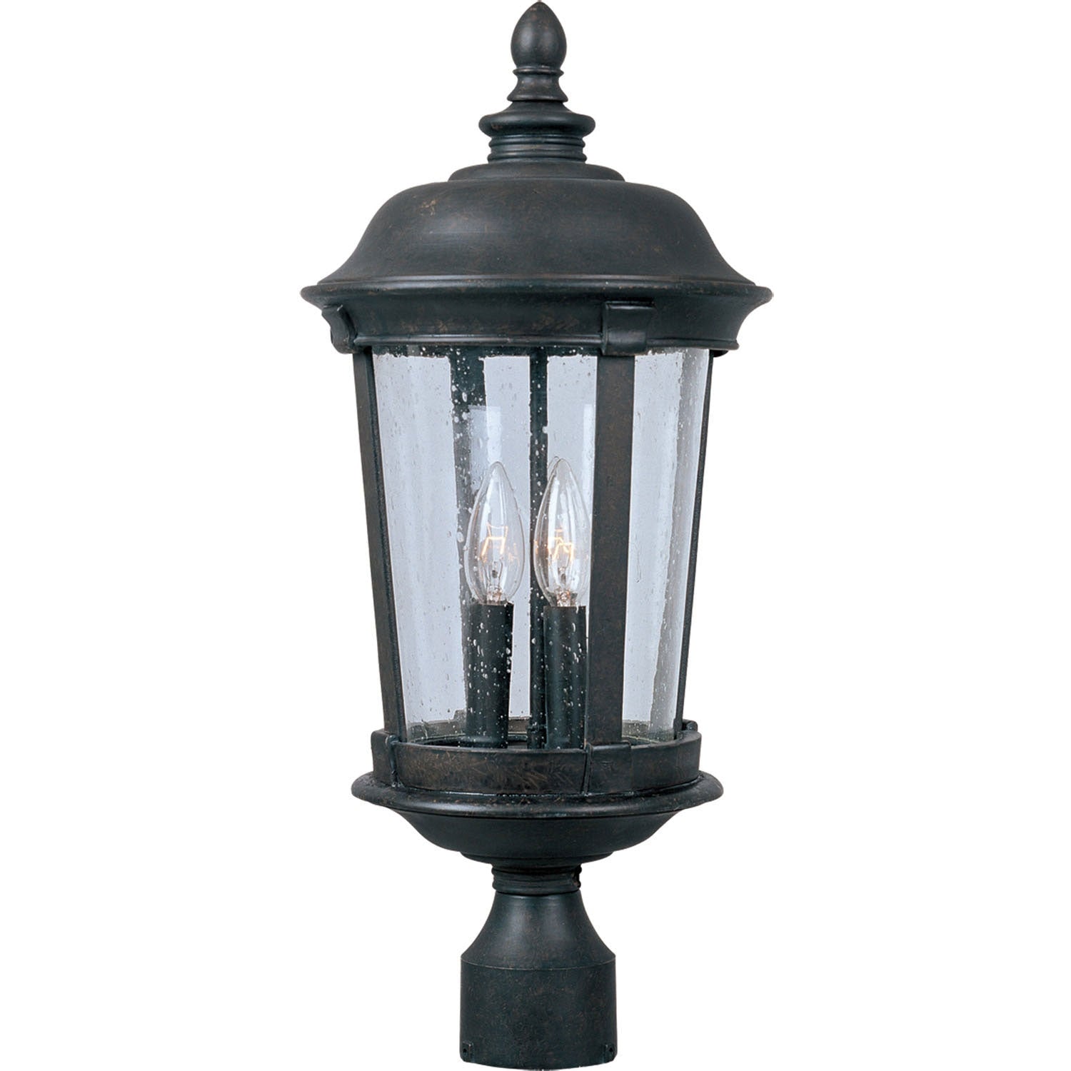 Maxim - 3021CDBZ - Three Light Outdoor Pole/Post Lantern - Dover DC - Bronze