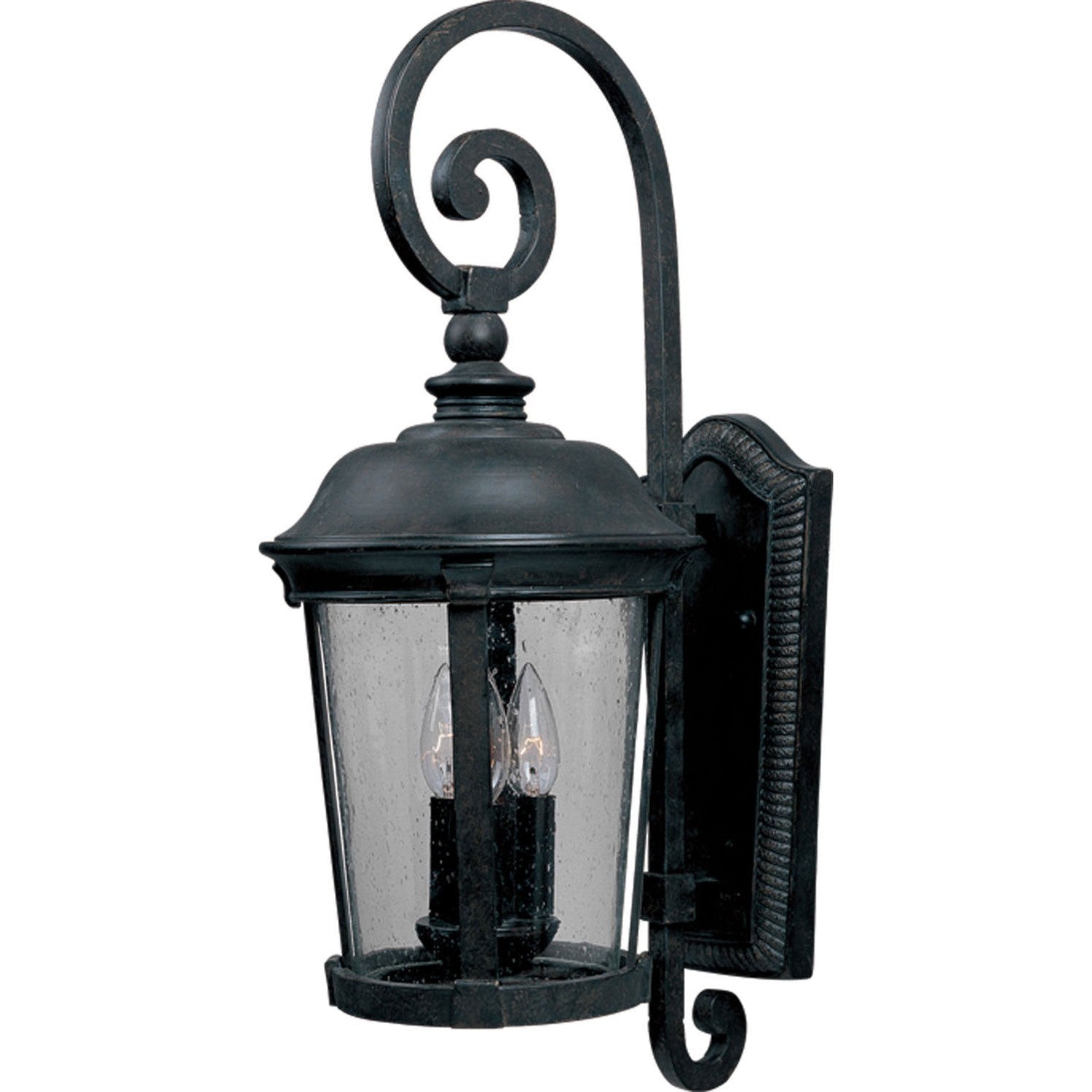 Maxim - 3024CDBZ - Three Light Outdoor Wall Lantern - Dover DC - Bronze