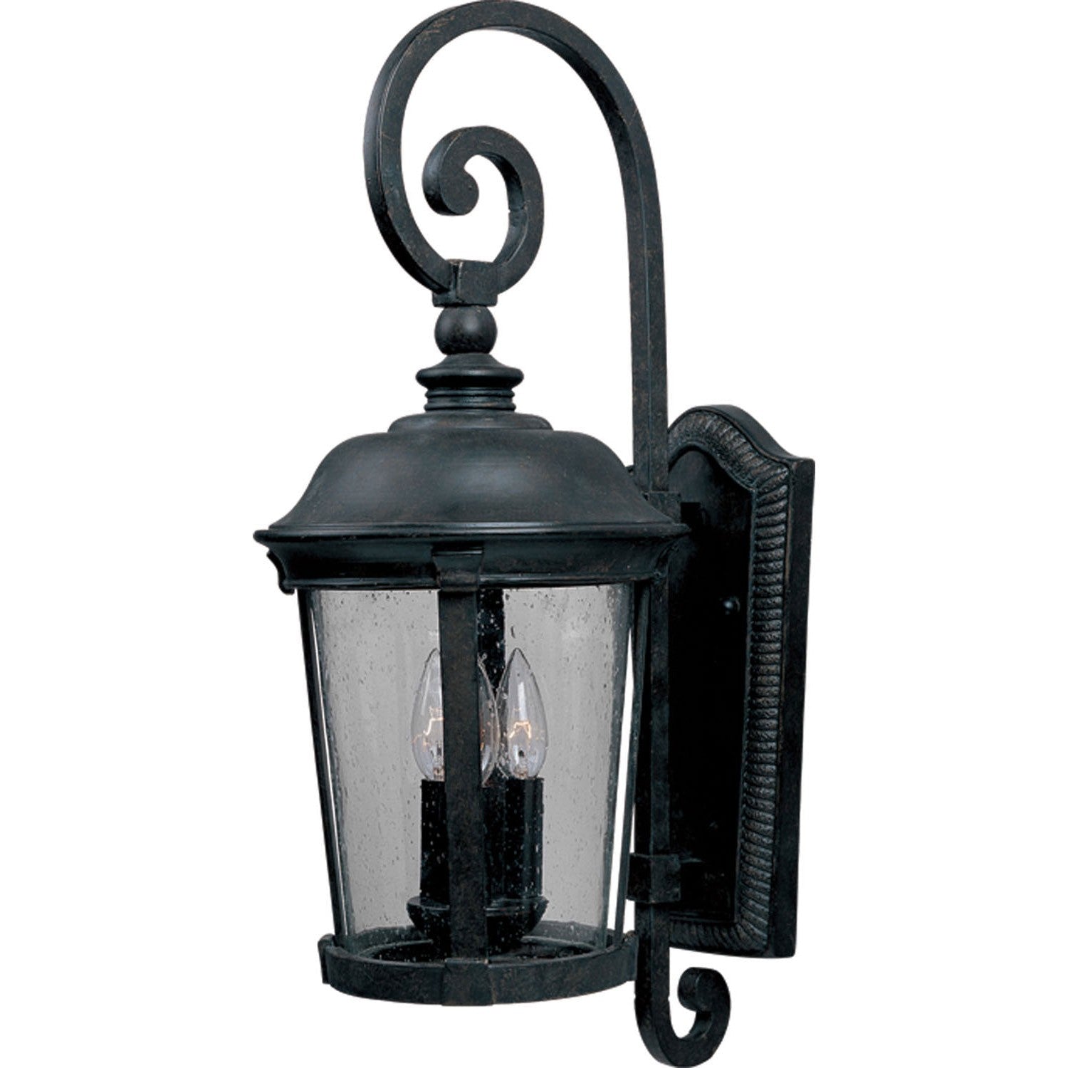 Maxim - 3025CDBZ - Three Light Outdoor Wall Lantern - Dover DC - Bronze