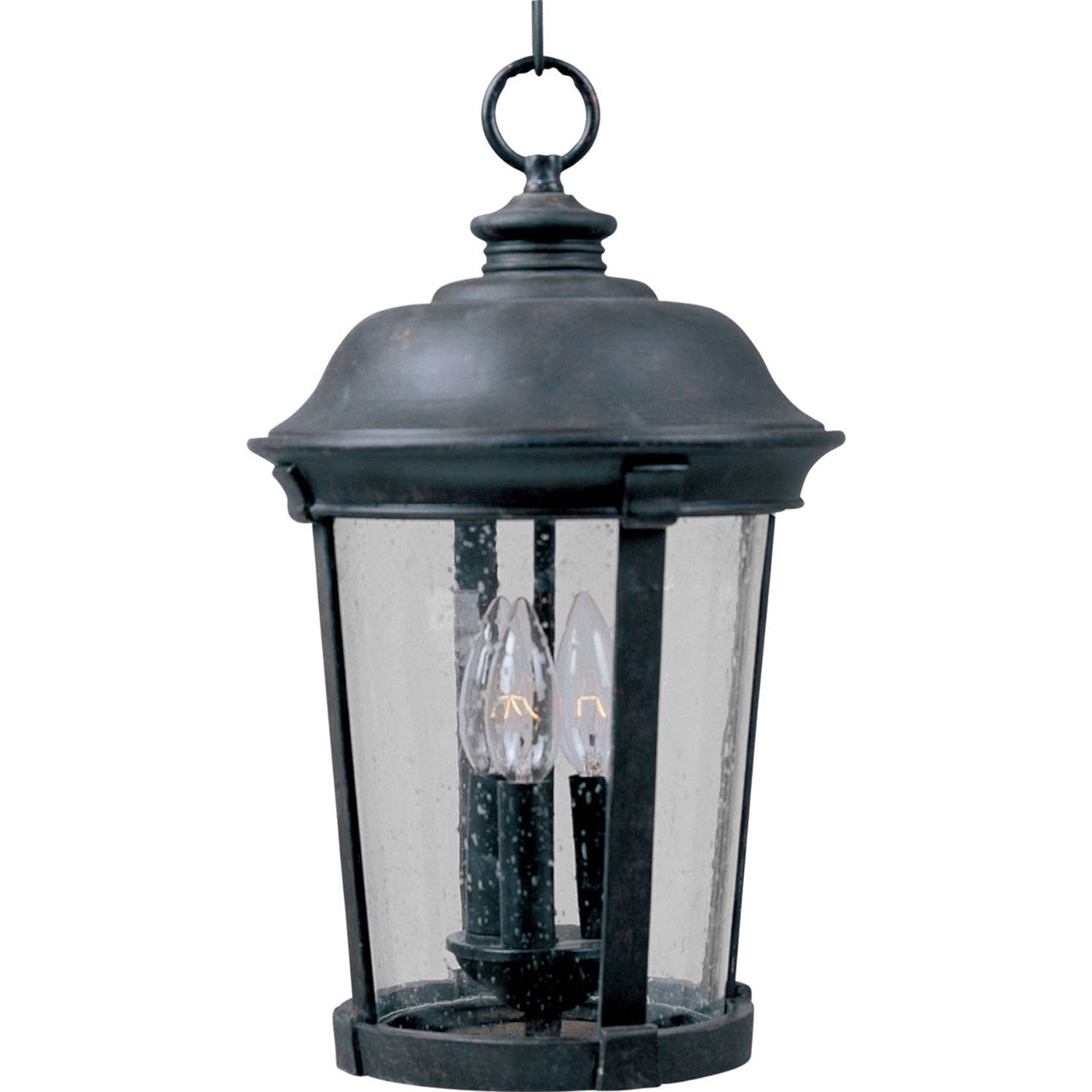 Maxim - 3028CDBZ - Three Light Outdoor Hanging Lantern - Dover DC - Bronze