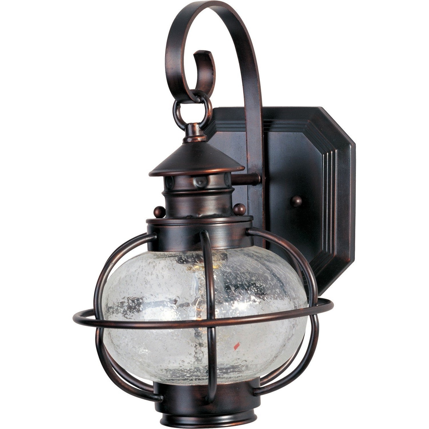 Maxim - 30502CDOI - One Light Outdoor Wall Lantern - Portsmouth - Oil Rubbed Bronze