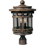 Maxim - 3136CDSE - Three Light Outdoor Pole/Post Lantern - Santa Barbara DC - Sienna