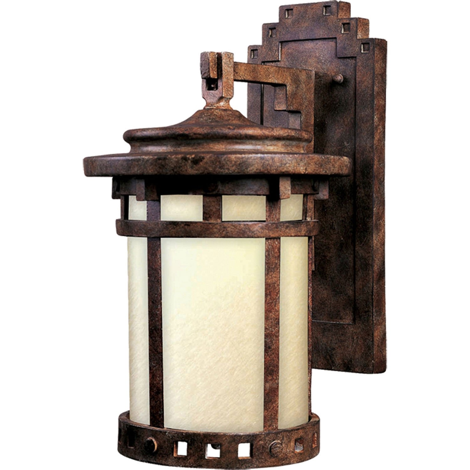 Maxim - 3143MOSE - One Light Outdoor Wall Lantern - Santa Barbara Dark Sky - Sienna
