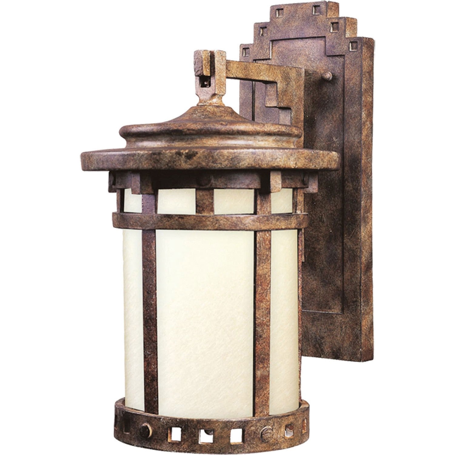 Maxim - 3144MOSE - One Light Outdoor Wall Lantern - Santa Barbara Dark Sky - Sienna