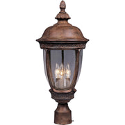 Maxim - 3460CDSE - Three Light Outdoor Pole/Post Lantern - Knob Hill DC - Sienna