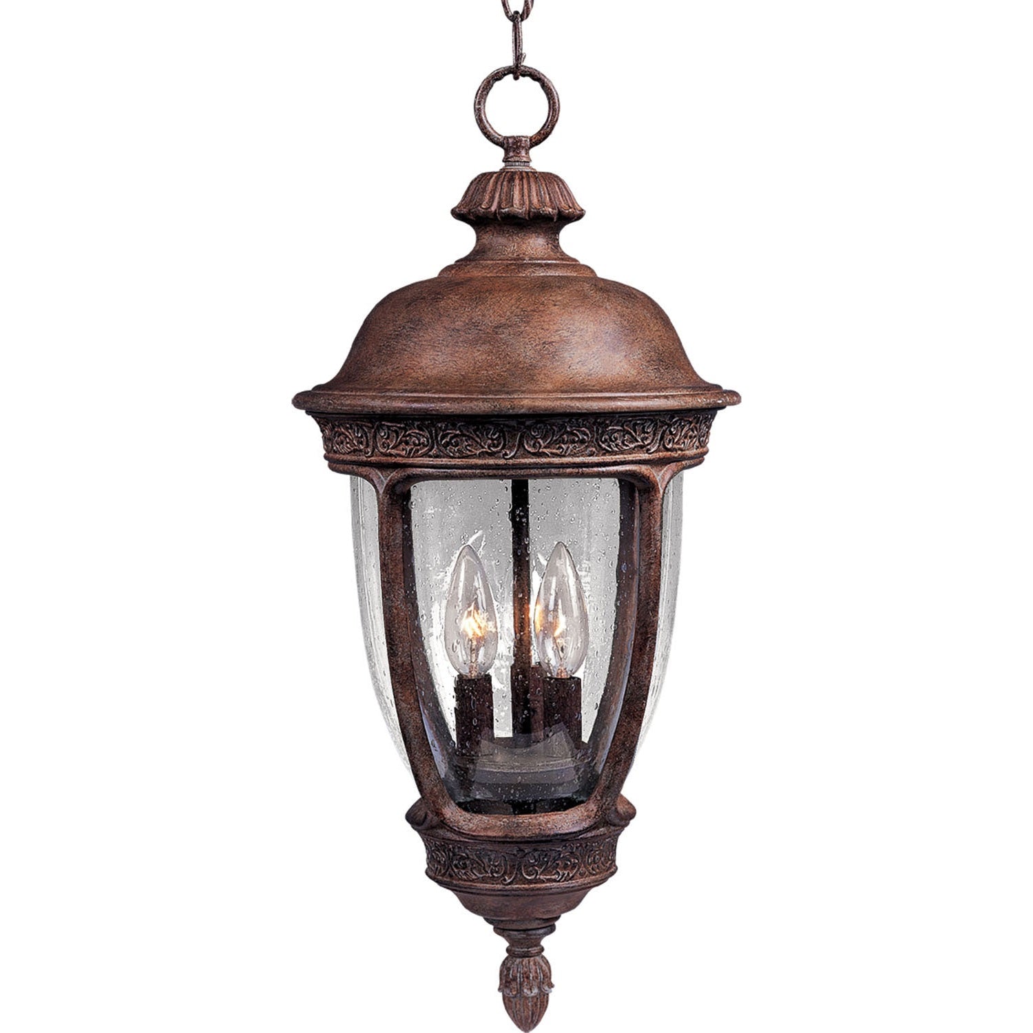 Maxim - 3468CDSE - Three Light Outdoor Hanging Lantern - Knob Hill DC - Sienna