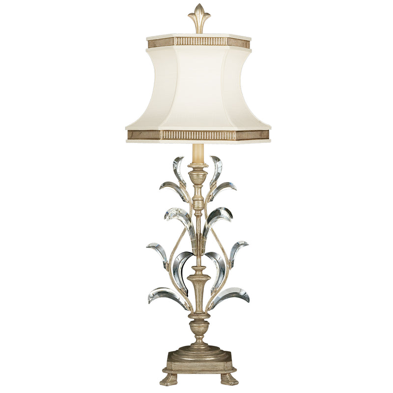 Fine Art Handcrafted Lighting - 737810ST - One Light Table Lamp - Beveled Arcs - Silver