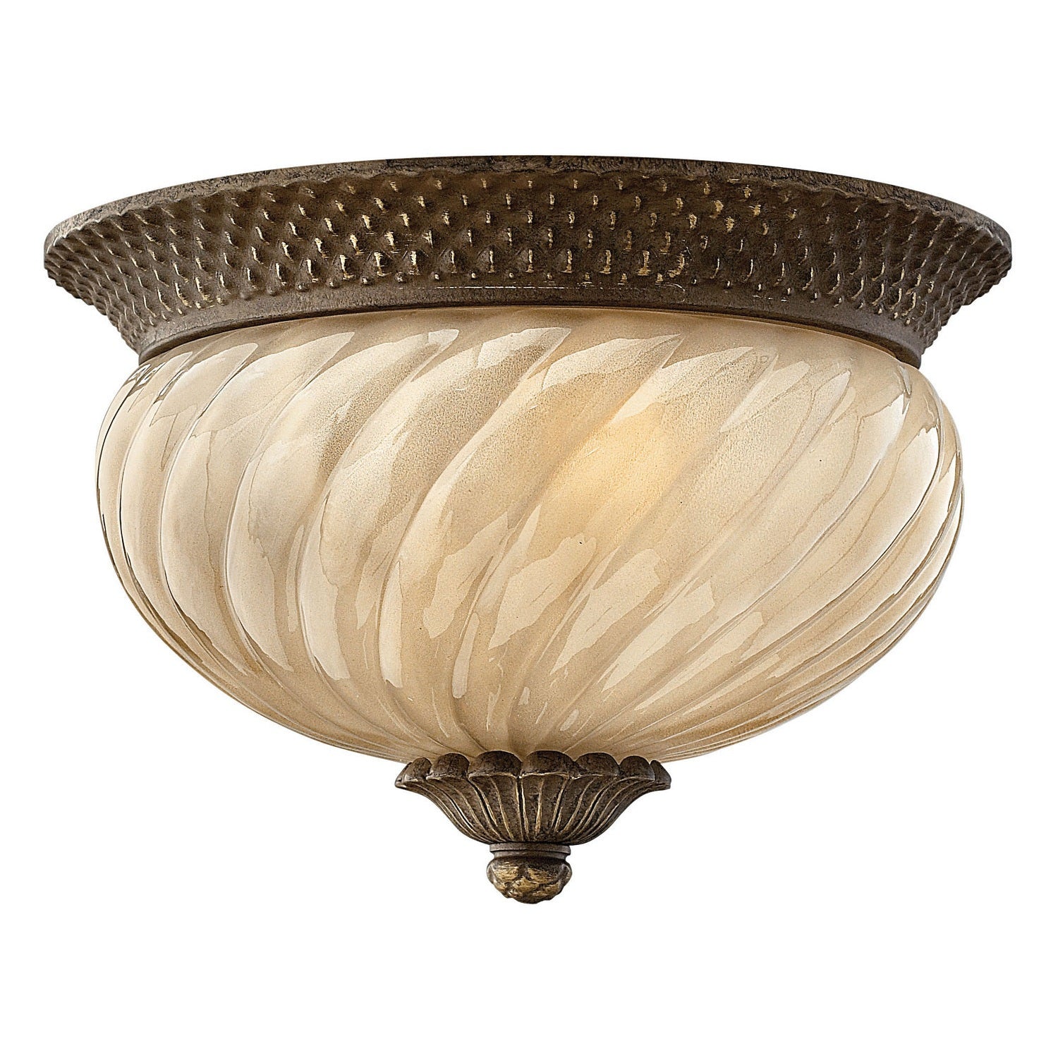 Hinkley - 2128PZ - LED Flush Mount - Plantation - Pearl Bronze