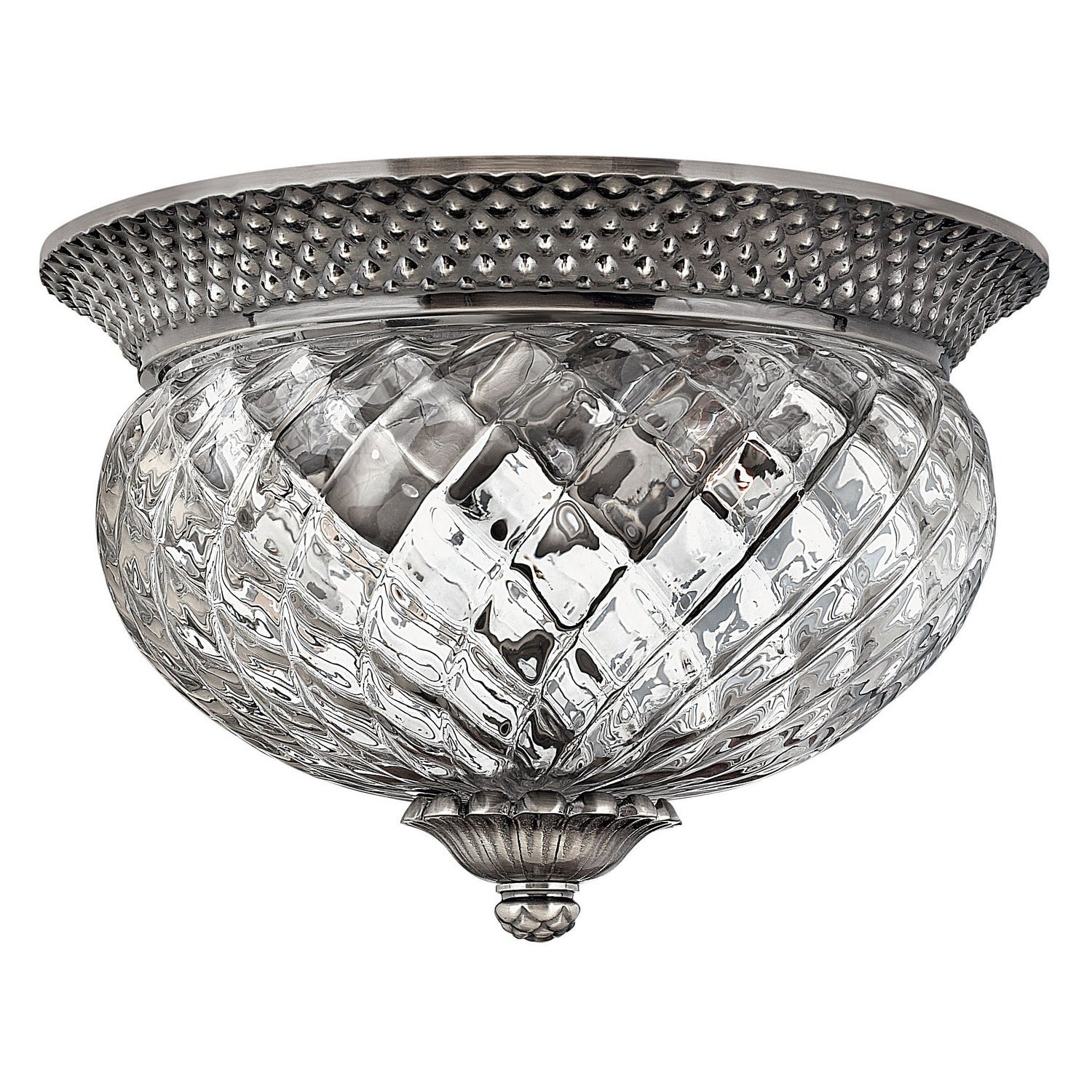 Hinkley - 4102PL - LED Flush Mount - Plantation - Polished Antique Nickel