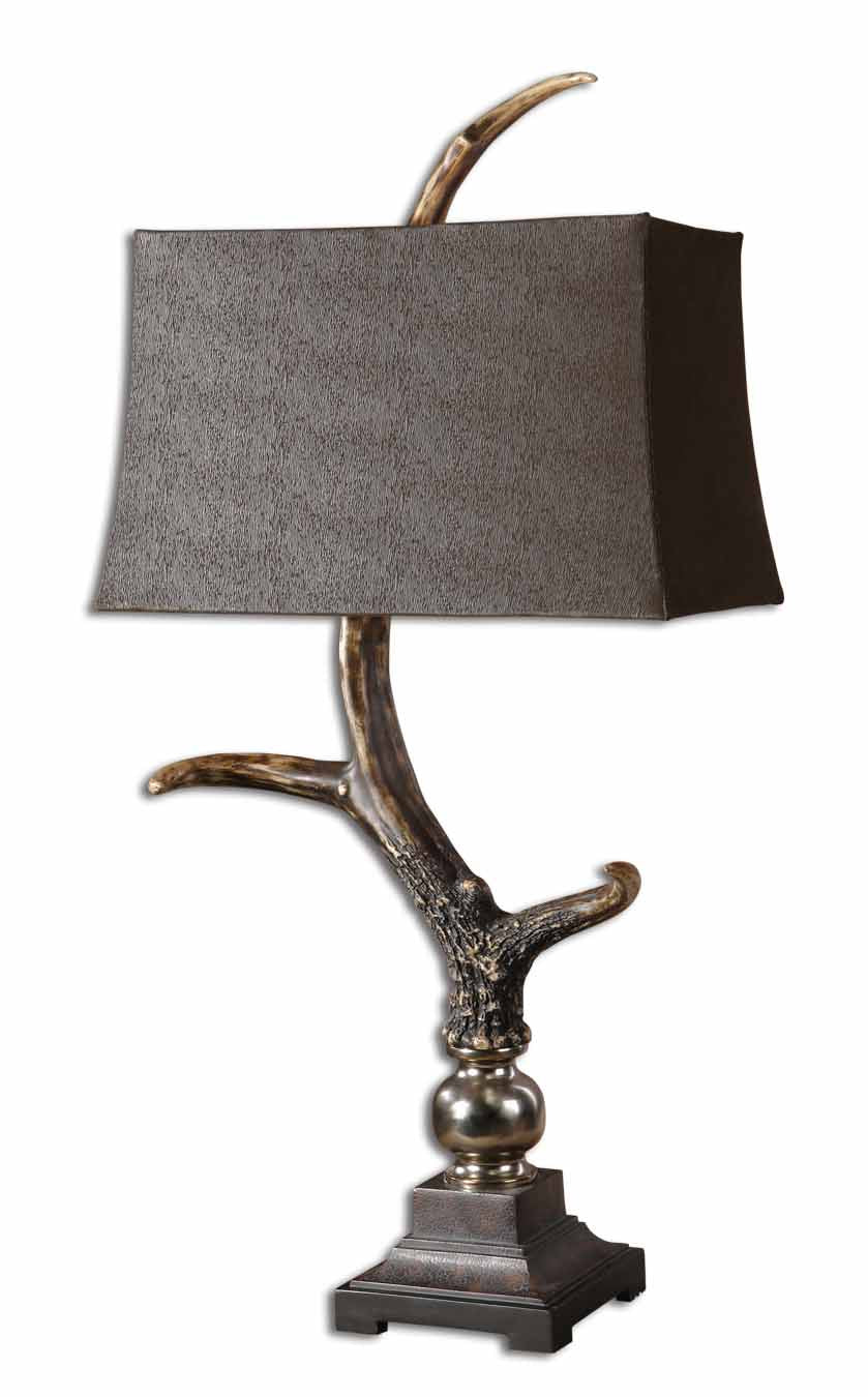 Uttermost - 27960 - One Light Table Lamp - Stag Horn - Aluminum
